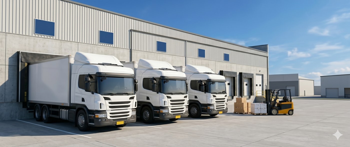 Cool Ocean Impex delivery truck fleet